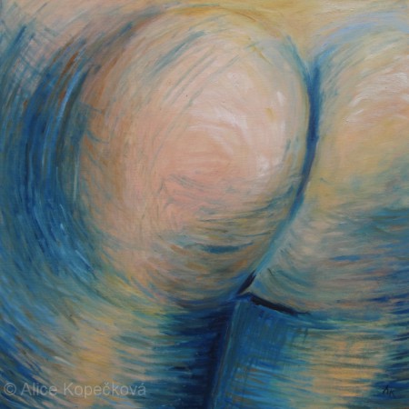 DRUHÁ TVÁŘ, 2016, 50x50, OLEJ